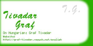 tivadar graf business card